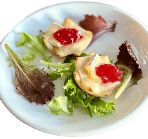 Cranberry Brie Cheese Bites (2 pieces) (V, GF)